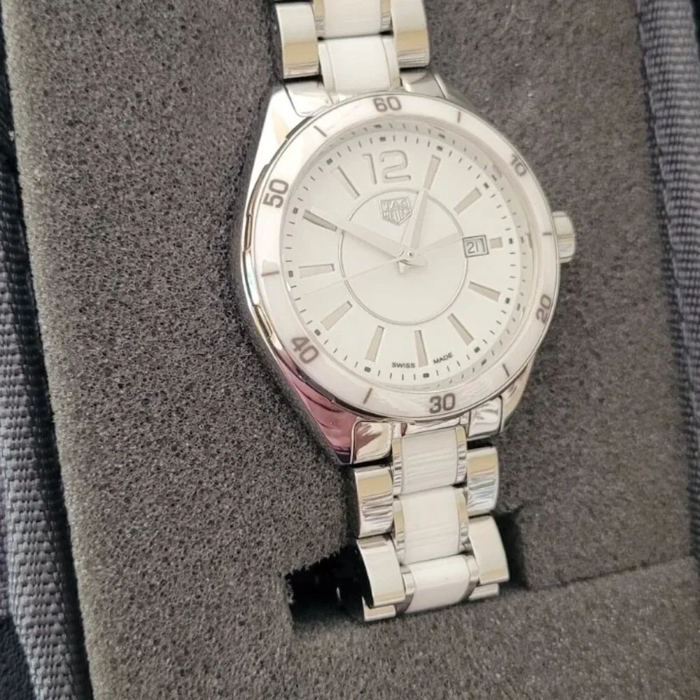 Tag Heuer WBJ141AC.BA0974 Midsize Womens Formula 1 Series Watch White Ceramic